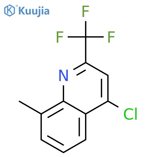 4-Chloro-8-methyl-2-(trifluoromethyl)quinoline structure