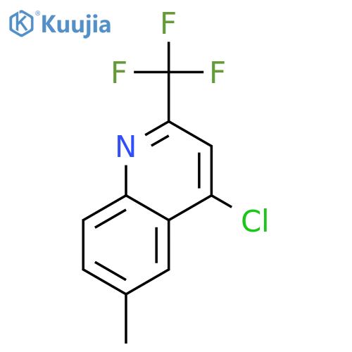 4-Chloro-6-methyl-2-(trifluoromethyl)quinoline structure