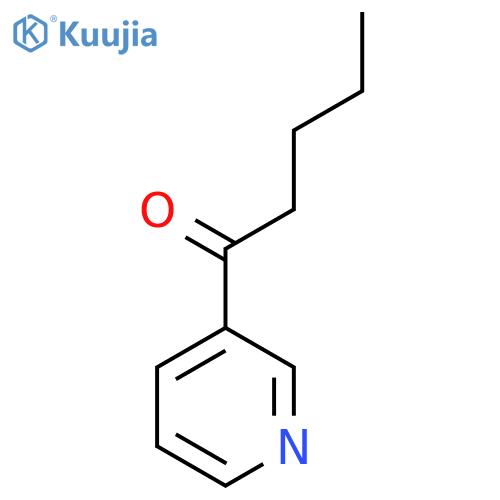 1-Pyridin-3-ylpentan-1-one structure