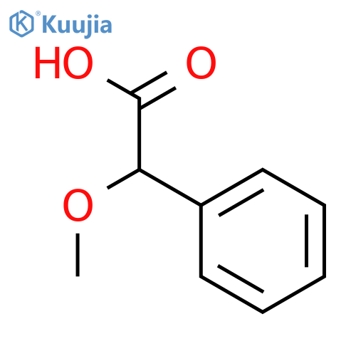 DL-alpha-Methoxyphenylacetic acid structure