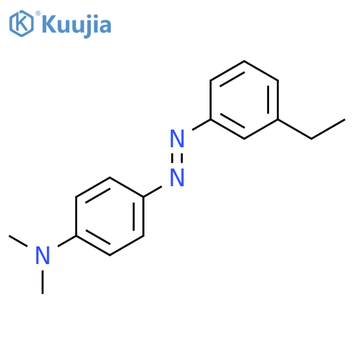 Benzenamine,4-[2-(3-ethylphenyl)diazenyl]-N,N-dimethyl- structure