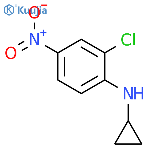 2-Chloro-N-cyclopropyl-4-nitroaniline structure