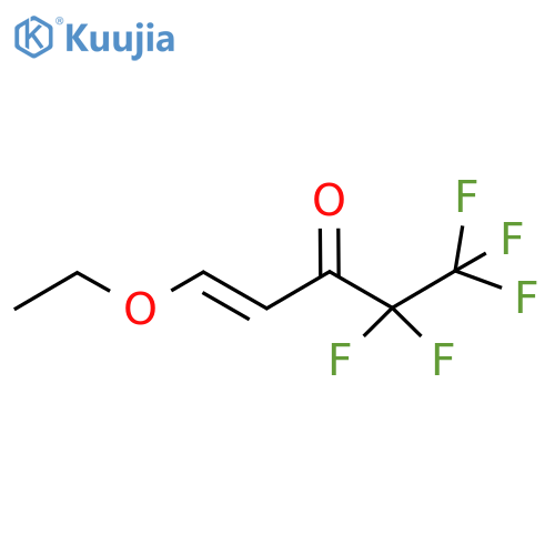 1-ethoxy-4,4,5,5,5-pentafluoropent-1-en-3-one structure