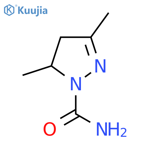 2-Pyrazoline-1-carboxamide, 3,5-dimethyl- structure