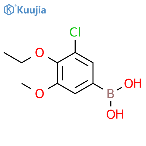 3-Chloro-4-ethoxy-5-methoxyphenylboronic acid structure
