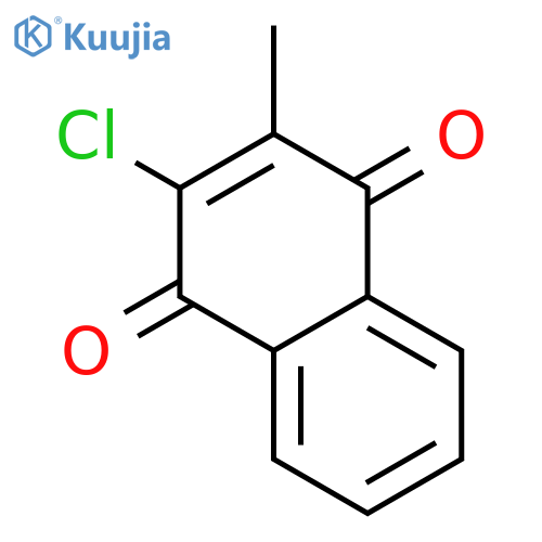 2-chloro-3-methyl-1,4-dihydronaphthalene-1,4-dione structure