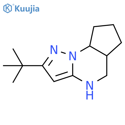 11-tert-butyl-1,8,12-triazatricyclo7.3.0.0,2,6dodeca-9,11-diene structure