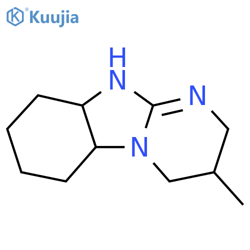 12-methyl-1,8,10-triazatricyclo7.4.0.0,2,7tridec-8-ene structure
