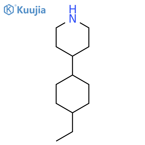 4-(4-ethylcyclohexyl)piperidine structure