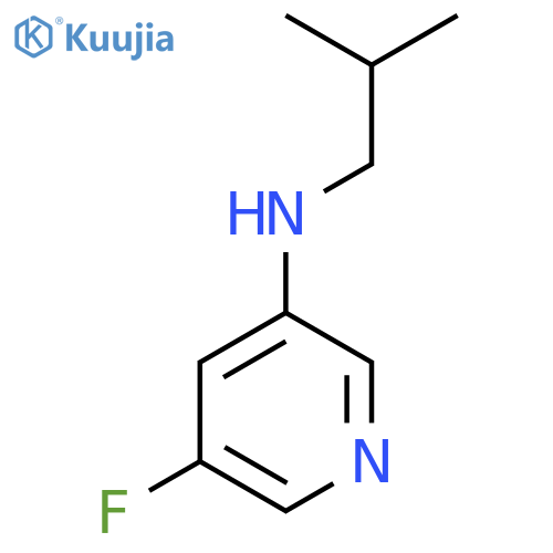 5-Fluoro-N-(2-methylpropyl)pyridin-3-amine structure