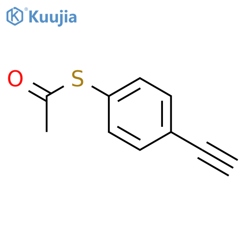Ethanethioic acid, S-(4-ethynylphenyl) ester structure