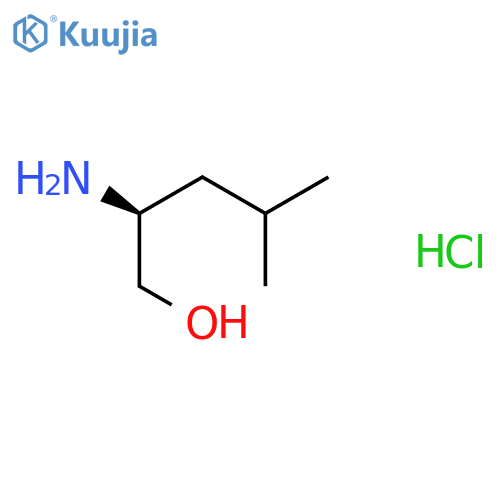 (2S)-2-amino-4-methylpentan-1-ol hydrochloride structure