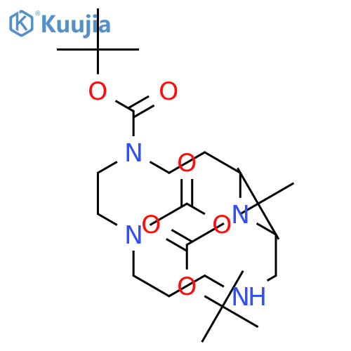 1,4,8,11-Tetraazacyclotetradecane-1,4,8-tricarboxylic acid tris(1,1-dimethylethyl) ester structure