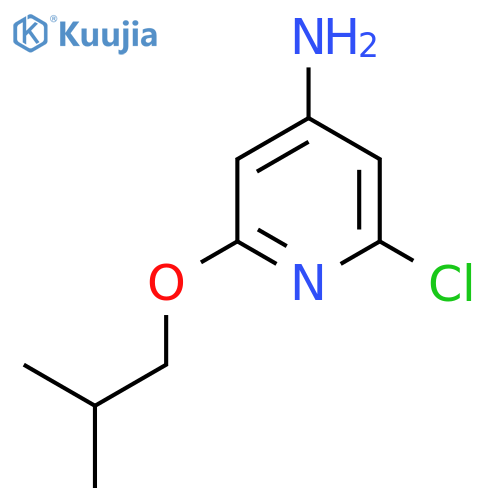 2-Chloro-6-(2-methylpropoxy)pyridin-4-amine structure