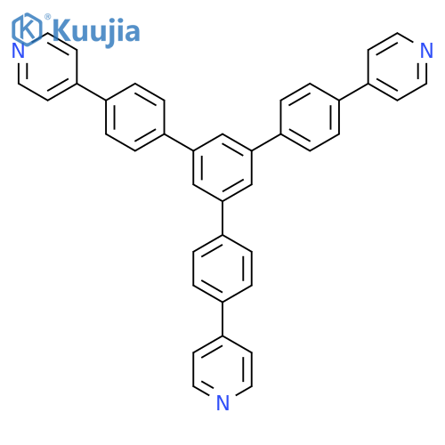 2,4,6-Tris[4-(4-pyridyl)phenyl]benzene structure