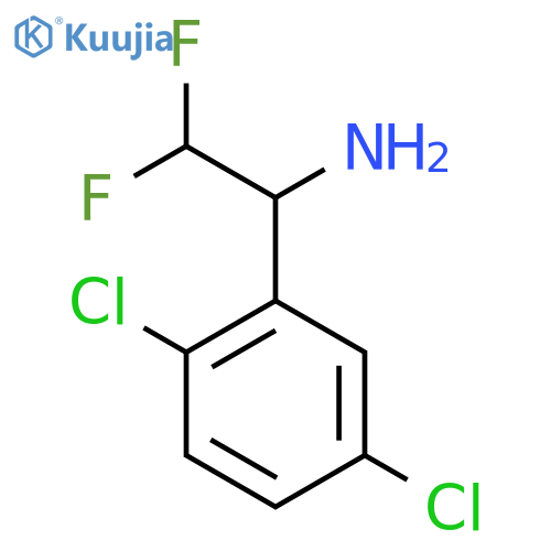1-(2,5-dichlorophenyl)-2,2-difluoroethan-1-amine structure
