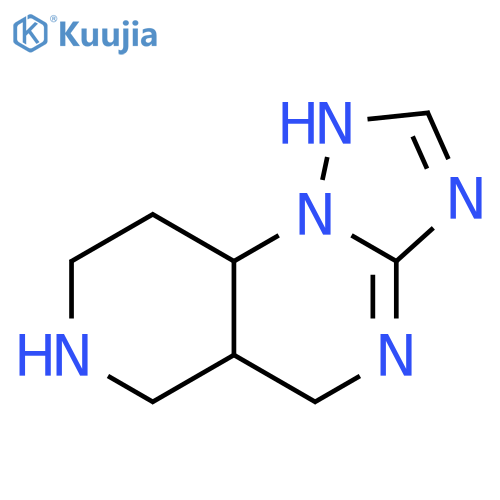 2,3,5,7,11-pentaazatricyclo7.4.0.0,2,6trideca-3,5-diene structure