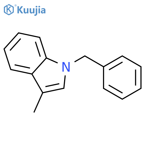 1H-Indole, 3-methyl-1-(phenylmethyl)- structure
