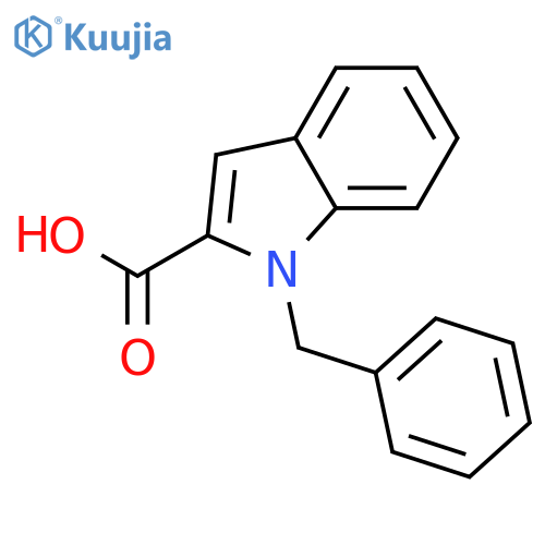 1-Benzyl-1H-indole-2-carboxylic acid structure