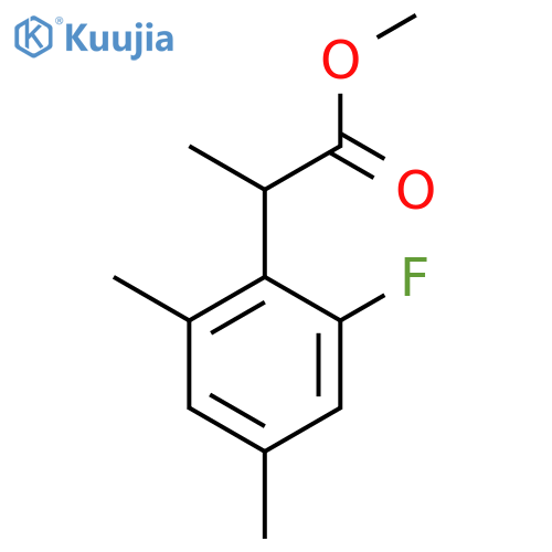 Methyl 2-(2-fluoro-4,6-dimethylphenyl)propanoate structure