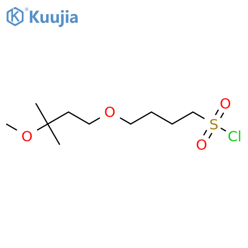 4-(3-Methoxy-3-methylbutoxy)butane-1-sulfonyl chloride structure