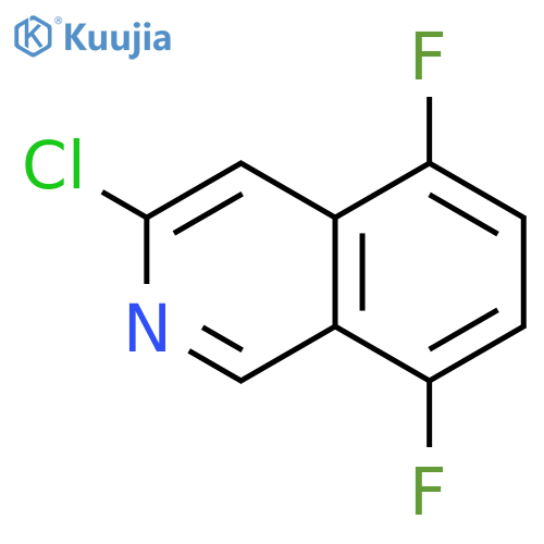 Isoquinoline, 3-chloro-5,8-difluoro- structure