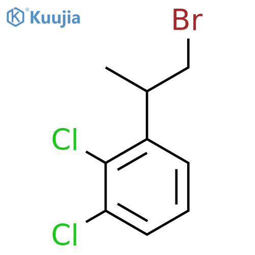 1-(1-bromopropan-2-yl)-2,3-dichlorobenzene structure