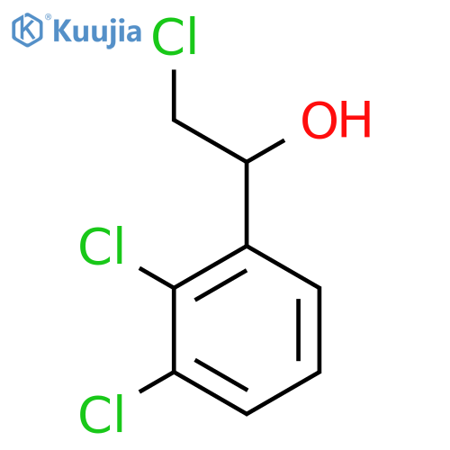 2-chloro-1-(2,3-dichlorophenyl)ethan-1-ol structure