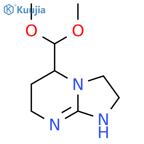 5-(dimethoxymethyl)-2H,3H,5H,6H,7H,8H-imidazo1,2-apyrimidine structure