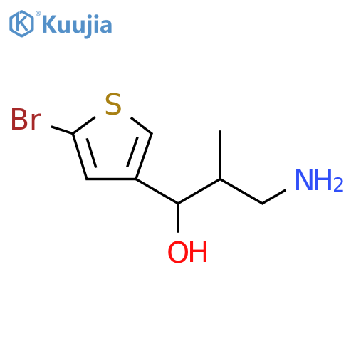 3-Thiophenemethanol, α-(2-amino-1-methylethyl)-5-bromo- structure