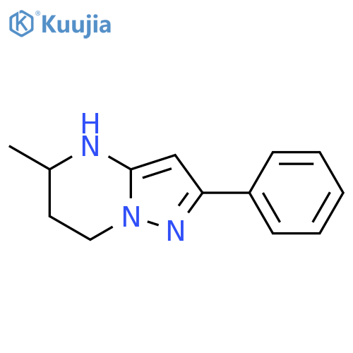 5-methyl-2-phenyl-4H,5H,6H,7H-pyrazolo1,5-apyrimidine structure