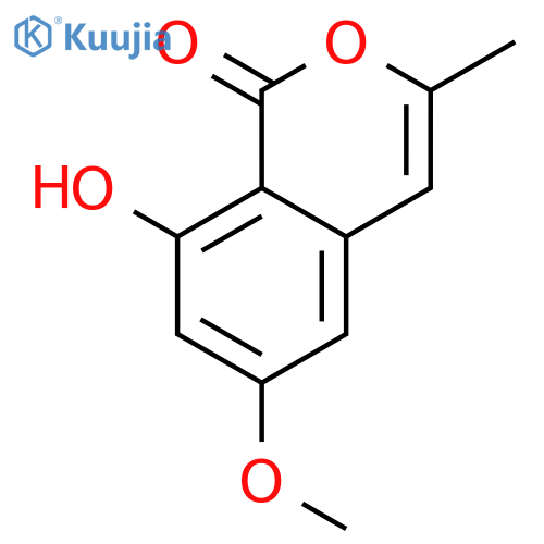 3-Methyl-6-methoxy-8-hydroxy-isocoumarin structure
