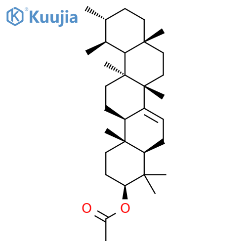 26-Norurs-7-en-3-ol,13-methyl-, 3-acetate, (3b,13a,14b)- structure
