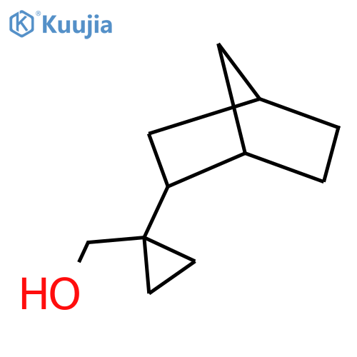 (1-{bicyclo2.2.1heptan-2-yl}cyclopropyl)methanol structure