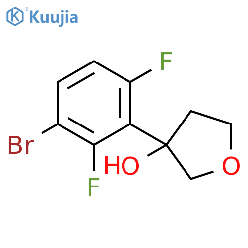 3-(3-Bromo-2,6-difluorophenyl)tetrahydro-3-furanol structure