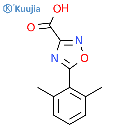 5-(2,6-dimethylphenyl)-1,2,4-oxadiazole-3-carboxylic acid structure