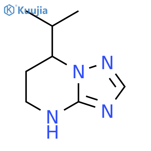 7-(propan-2-yl)-4H,5H,6H,7H-1,2,4triazolo1,5-apyrimidine structure