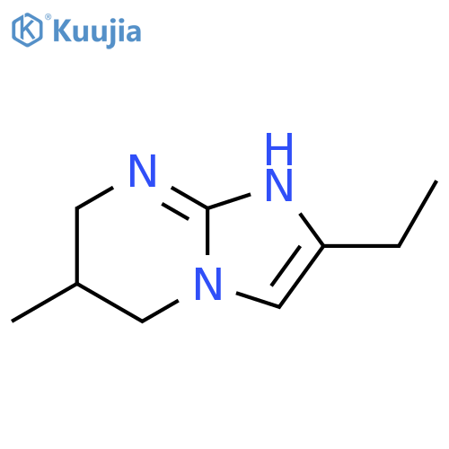 2-ethyl-6-methyl-5H,6H,7H,8H-imidazo1,2-apyrimidine structure