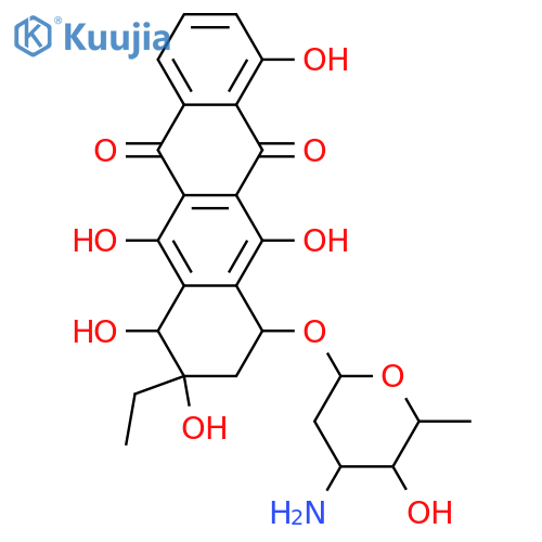 Oxaunomycin; 10-Epimer structure