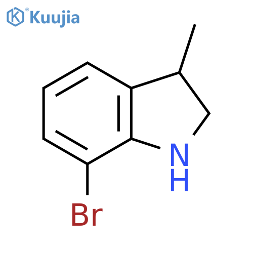 7-bromo-3-methyl-2,3-dihydro-1H-indole structure