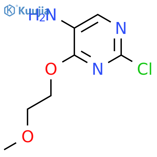 2-chloro-4-(2-methoxyethoxy)pyrimidin-5-amine structure