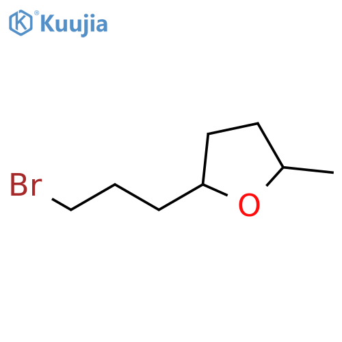 Furan, 2-(3-bromopropyl)tetrahydro-5-methyl- structure