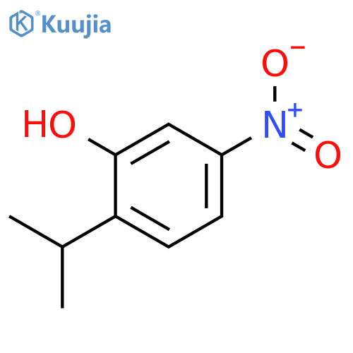 Phenol, 2-(1-methylethyl)-5-nitro- structure
