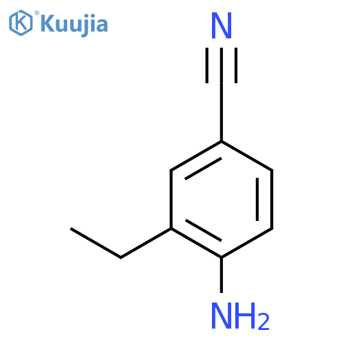 4-Amino-3-ethylbenzonitrile structure