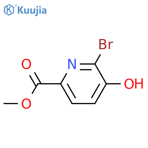 Methyl 6-bromo-5-hydroxy-2-pyridinecarboxylate structure