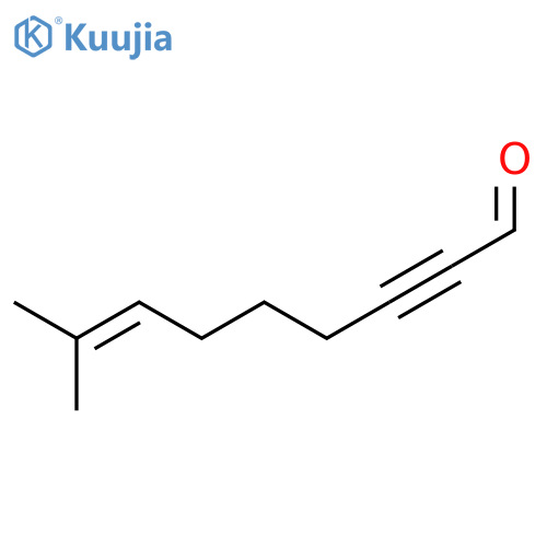 7-Nonen-2-ynal, 8-methyl- structure