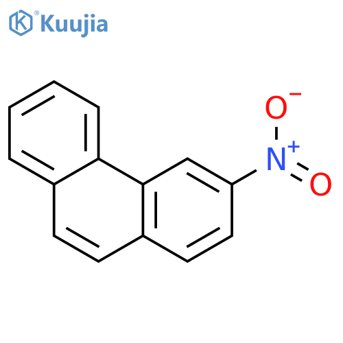 Phenanthrene, 3-nitro- structure