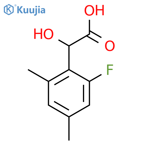 2,4-Dimethyl-6-fluoromandelic acid structure