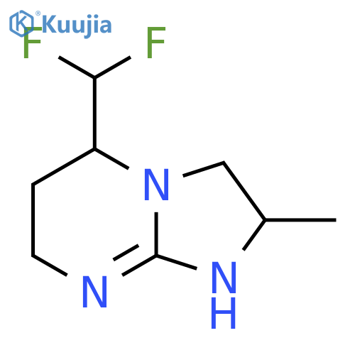 5-(difluoromethyl)-2-methyl-2H,3H,5H,6H,7H,8H-imidazo1,2-apyrimidine structure