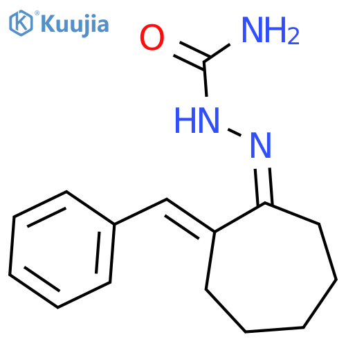[(Z)-[(2E)-2-Benzylidenecycloheptylidene]amino]urea structure
